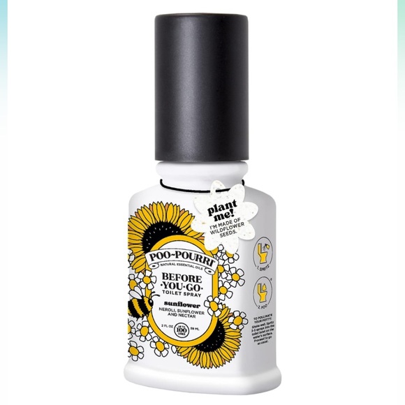 POO-POURRI BATHROOM TOILET SPRAY AIR FRESH SUNFLOWER FULL SIZE 2 Fl Oz - Picture 10 of 13